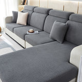 Sofa Cushion Cover <br> Interwoven Jacquard Grey