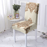 Stretch Chair Cover <br> Baroque White