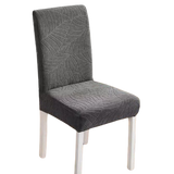 Stretch Chair Cover <br> Jacquard Grey