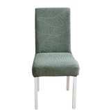 Stretch Chair Cover <br> Jacquard Green
