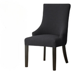 Chair Cover <br> Slanted Dark Grey