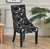 Housse de chaise Inclinée <br> Noir et Blanc