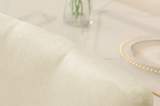 Housse de chaise Inclinée <br> Velours Blanc