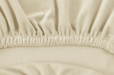 Housse de chaise Inclinée <br> Velours Blanc