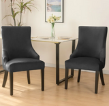 Housse de chaise <br> Inclinée Velours Gris