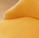 Housse de chaise Inclinée <br> Velours Jaune Moutarde