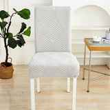 Housse de chaise <br> Losange Gris Clair