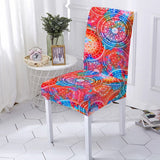 Chair cover <br> Red Mandala