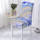 Housse de chaise <br> Marbrée Orange