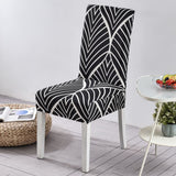Housse de chaise noir élancé