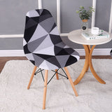 Housse Chaise Scandinave Géométrique