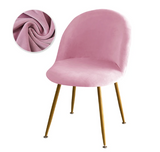 Housse chaise Scandinave Maury Velours Rose