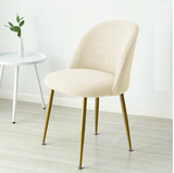 Housse chaise Scandinave Ivoire <br> Maury