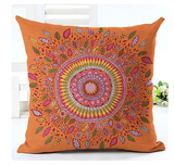 Housse de coussin 40x40 <br> Mandala Orange