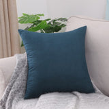 Housse de coussin 60x60 <br> Velours Bleu Marine