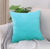 Housse de coussin 60x60 <br> Bleu Turquoise