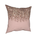 Housse de coussin 60x60 <br> Rose Pailleté