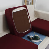 Sofa Cushion Cover <br> Stretch Bordeaux