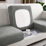 Housse de Coussin Canapé <br> Extensible Gris Clair