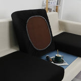 Sofa Cushion Cover <br> Stretch Black