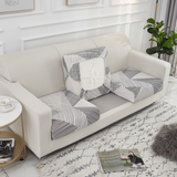 Sofa Cushion Cover <br> Geometric Grey