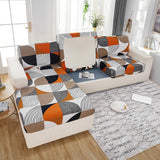 Sofa Cushion Cover <br> Geometric Orange