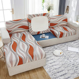 Sofa Cushion Cover <br> Orange Print