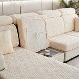 housse de coussin canapé universelle beige