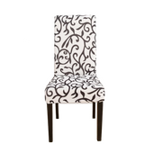 Chair cover <br> Black and White Arabesque