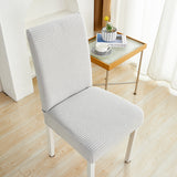 Light Grey Jacquard Chair Cover