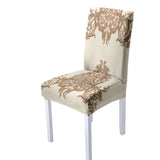 Stretch Chair Cover <br> Baroque White