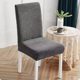 Stretch Chair Cover <br> Jacquard Grey