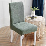 Stretch Chair Cover <br> Jacquard Green