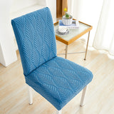 Housse de chaise <br> Florale Bleue