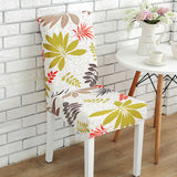 Housse de chaise <br> Florale Jaune