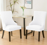 Housse de chaise <br> Inclinée Blanc