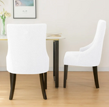 Housse de chaise <br> Inclinée Blanc