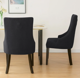 Chair Cover <br> Slanted Dark Grey
