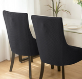 Chair Cover <br> Slanted Dark Grey