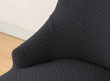 Chair Cover <br> Slanted Dark Grey