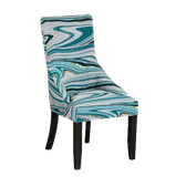 Housse de chaise <br> Inclinée Imprimée