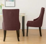 Housse de chaise <br> Inclinée Marron