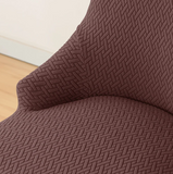 Housse de chaise <br> Inclinée Marron