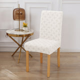 Housse de chaise <br> en Jacquard Blanc