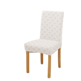 Housse de chaise <br> en Jacquard Blanc