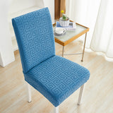 Housse de chaise <br> Labyrinthe Bleu