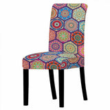 Housse de chaise <br> Mandala Multicolore