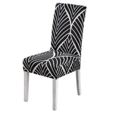 Housse de chaise noir élancé