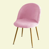 Housse chaise Scandinave Maury Velours Rose