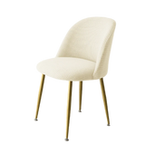 Housse chaise Scandinave Ivoire <br> Maury